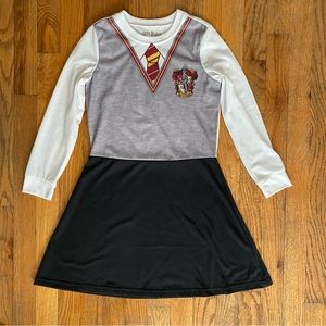 Harry Potter Gryffindor Girls Long Sleeve Nightgown Size (7/8)